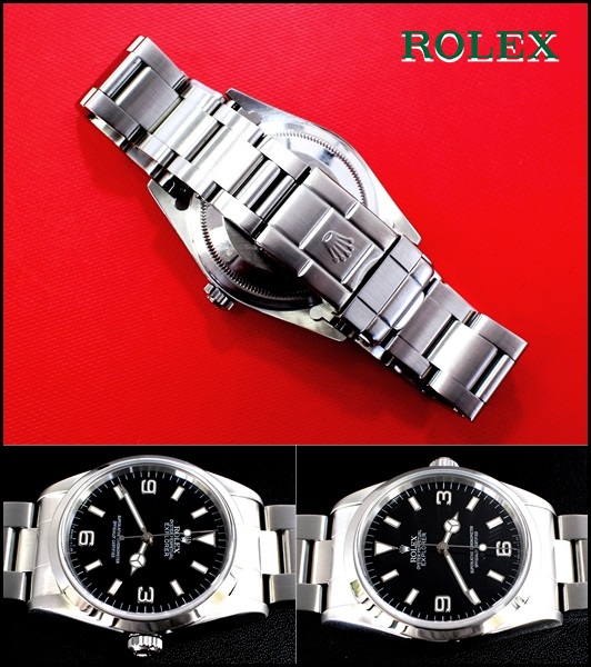 ROLEX  エクスプローラーⅠ国内正規保証書・Box美品