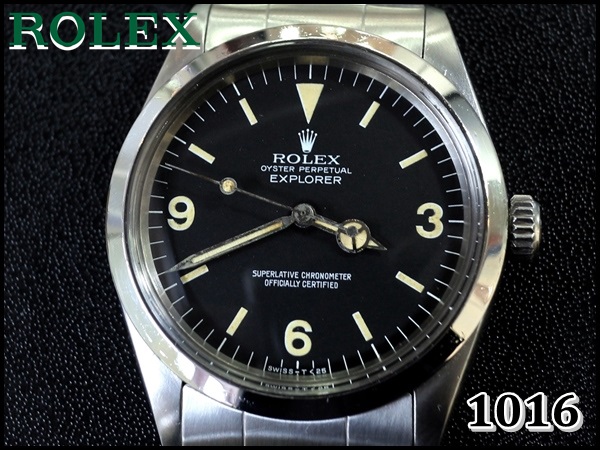 ROLEX 1016 エクスプローラーⅠMatt dial 【ALLトリチウム】 1978年 