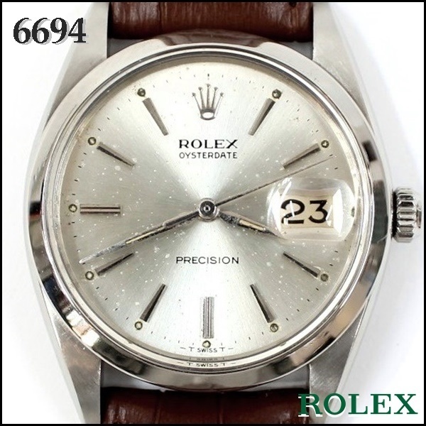 ROLEX 6694 シルバーダイアル 手巻 1961年 Vintage - マルシェ 大分
