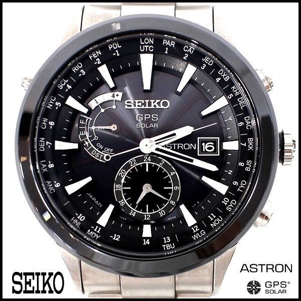 SEIKO アストロンSBXA003 7X52-0AA0 GPS ソーラー電波 ブライトチタン 
