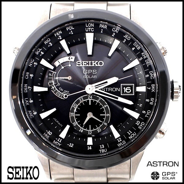 SEIKO アストロンSBXA003 7X52-0AA0 GPS ソーラー電波 ブライトチタン